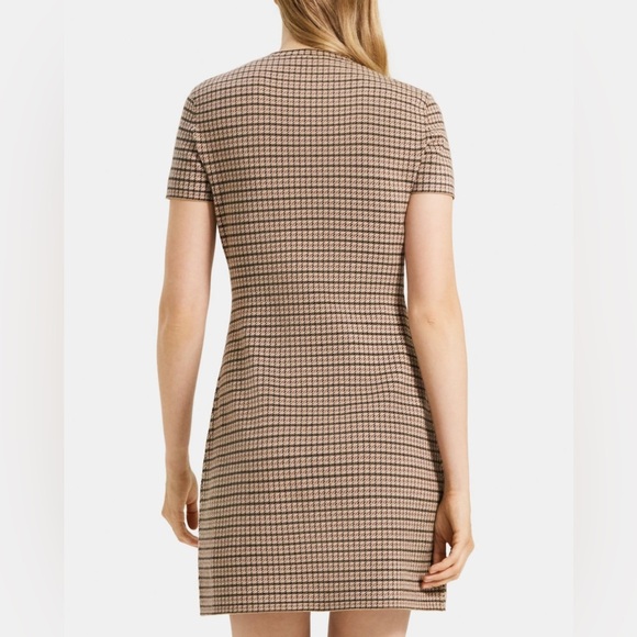 NWOT $355 Theory Flare Viscose Knit Dress - Picture 3 of 5